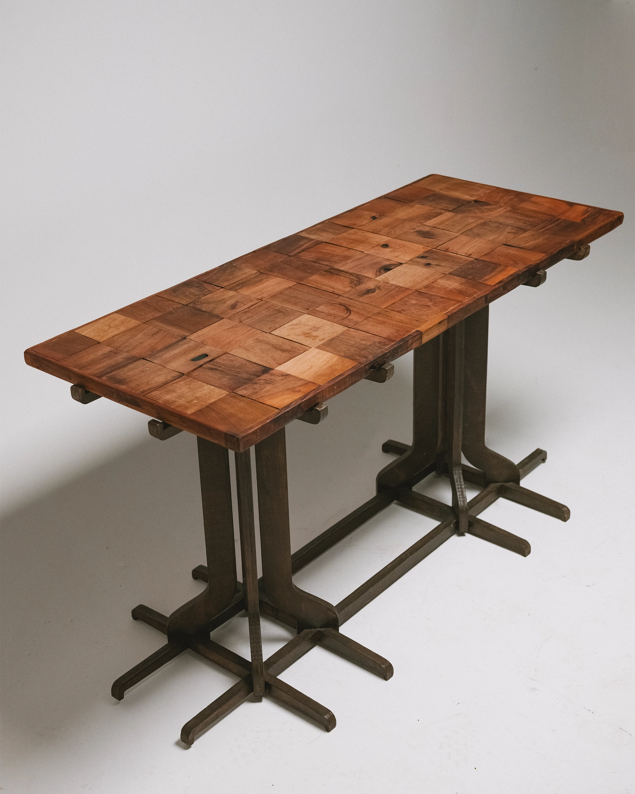 Walnut Skeleton Table